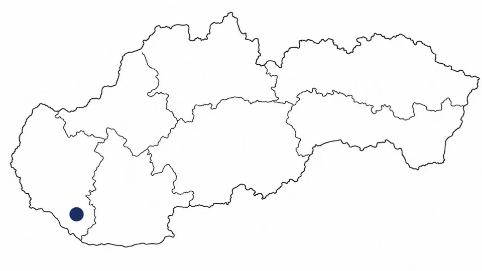Mapa Slovenska, města