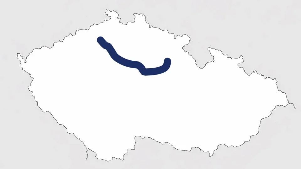 Mapa česka, přehrady