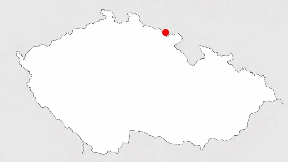mapa česka přechody