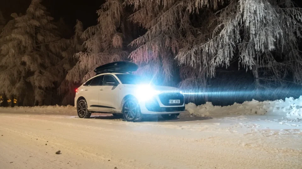 Trip hory s Audi do Itálie, Sestriere večer