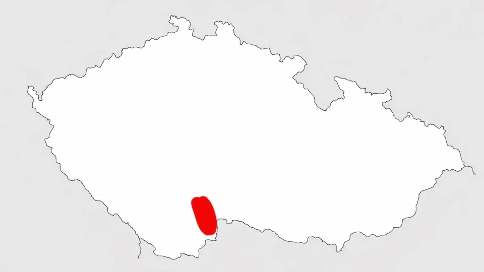 mapa česka CHKO