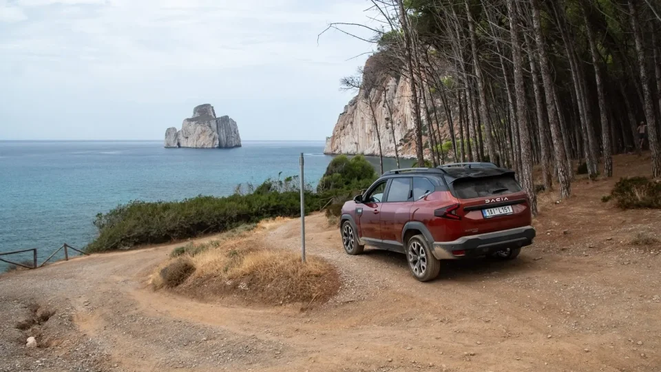 Dacia Bigster, trip Itálie, Porto Flavia