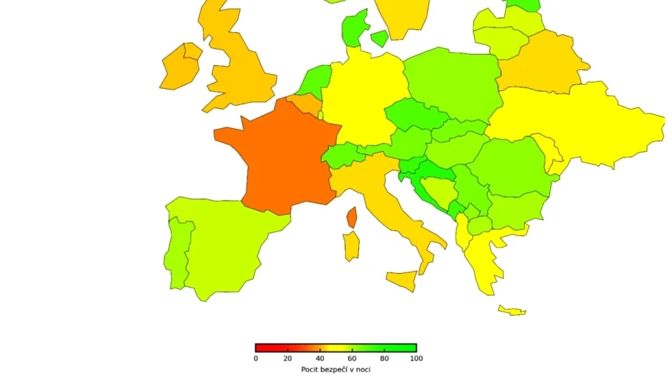 Index bezpečnosti, Evropa