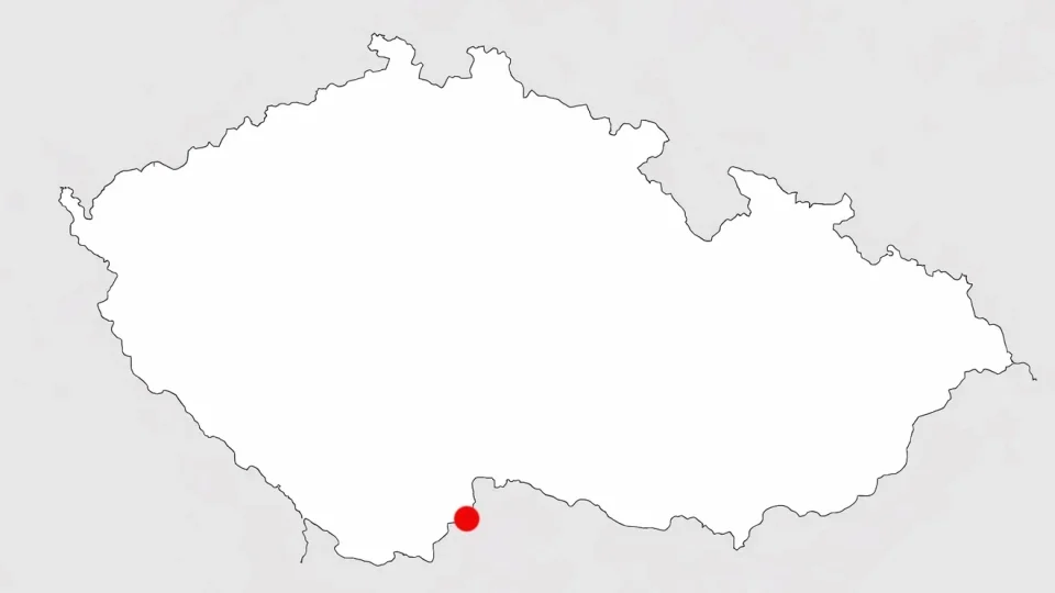 mapa česka přechody