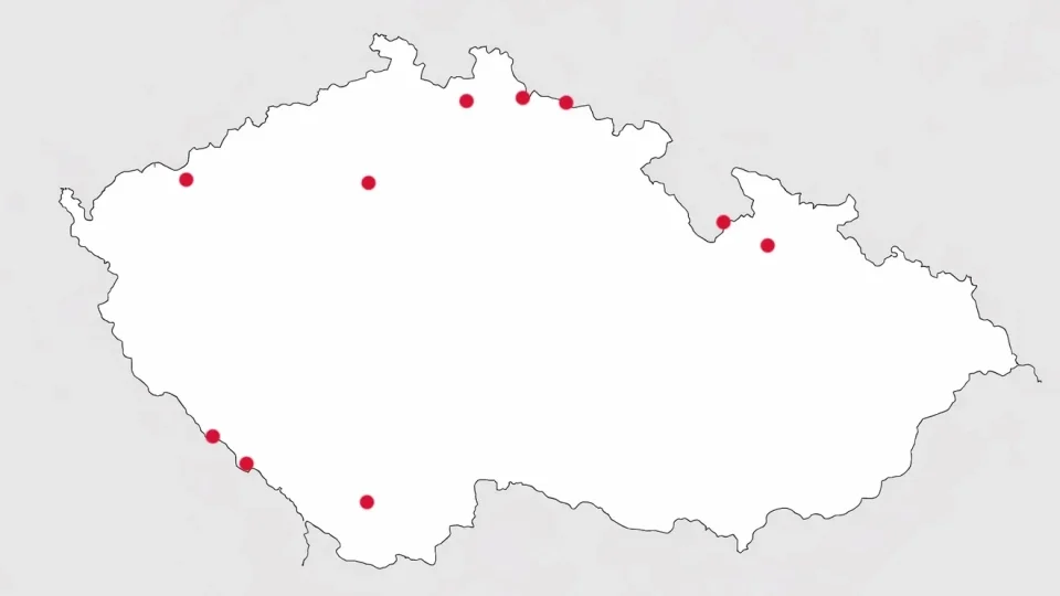 Slepá mapa česko