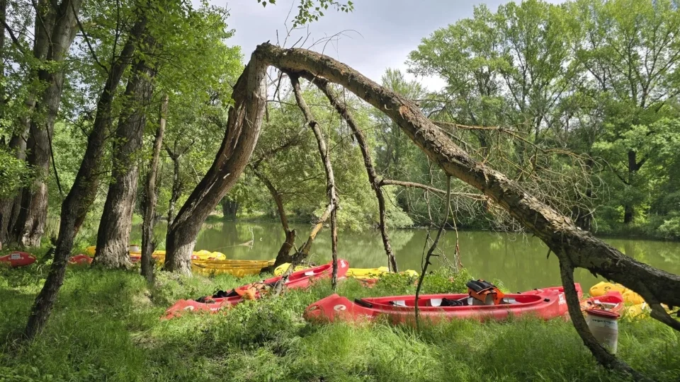 Žitný ostrov, kajak