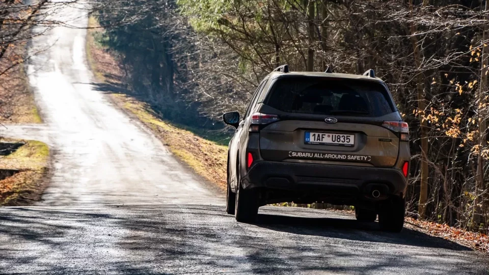 Subaru trip, Baťa, zlín