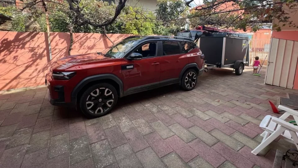 Dacia Bigster, trip Itálie 2025, Punta Trettu