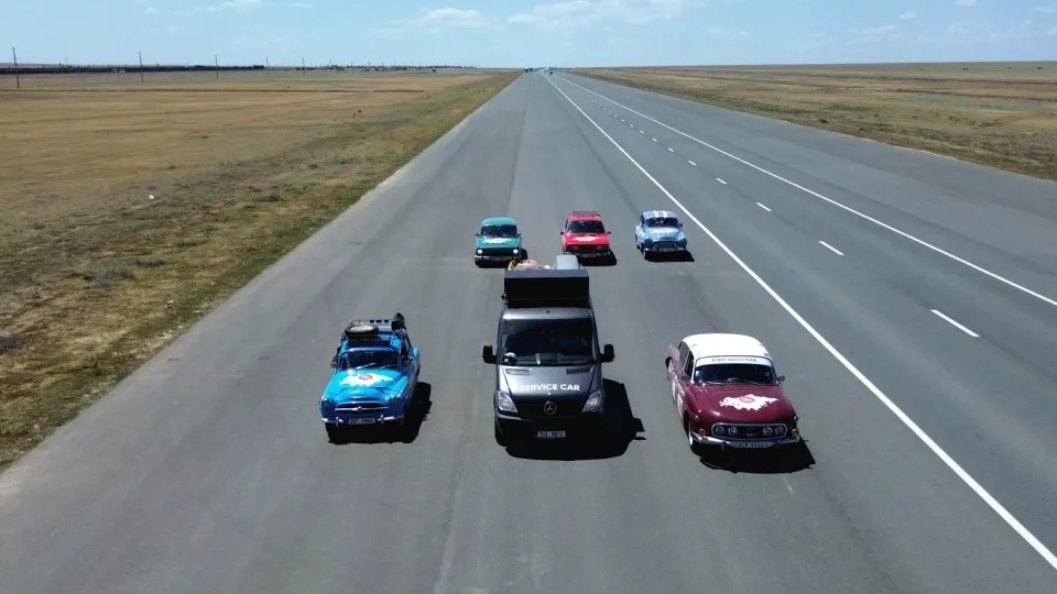 Expedice Robot 2025, Gruzie, Baku, trajekt