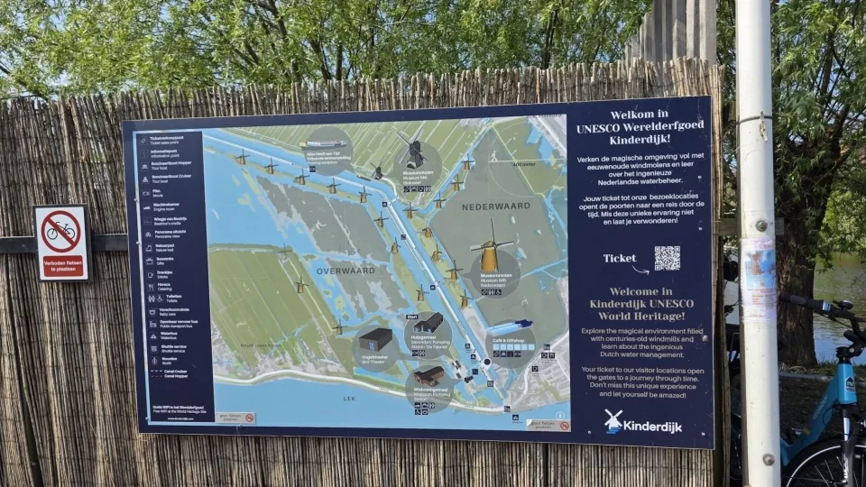 Větrné mlýny v Kinderdijk