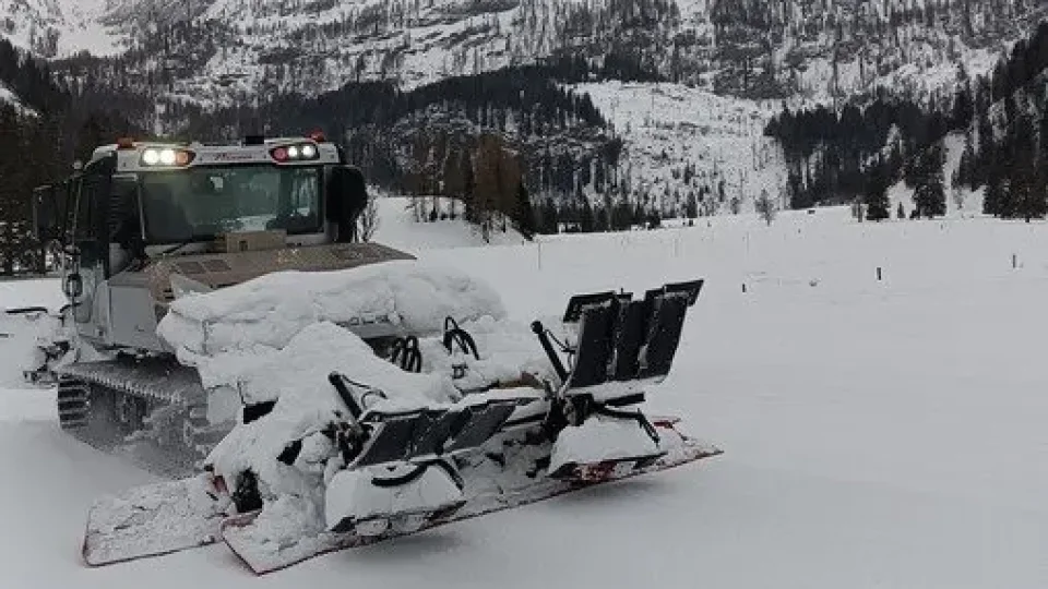 Běžkování v Alpách