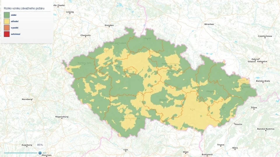 Mapa rizika požáru
