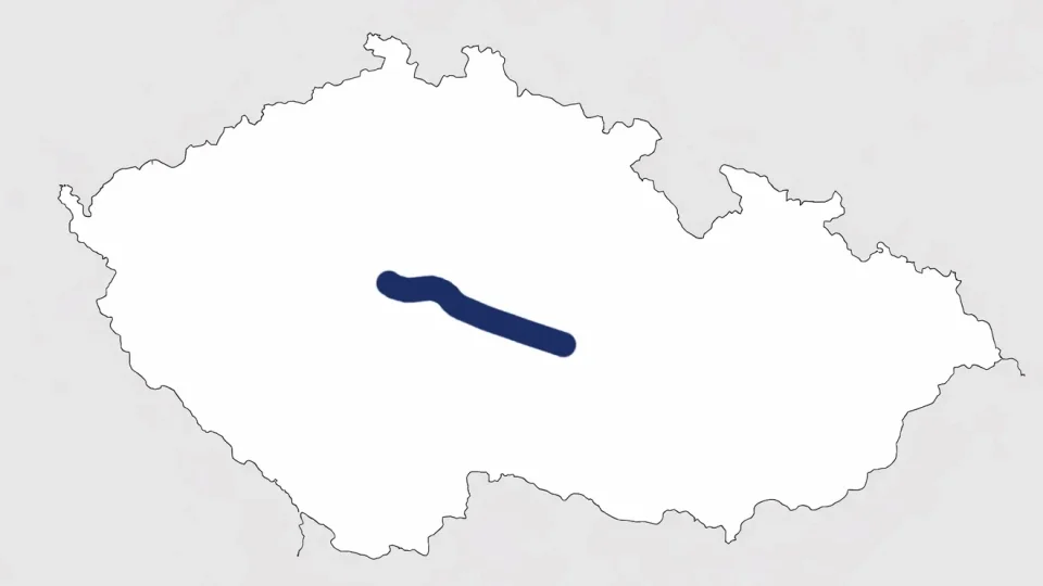Mapa česka, přehrady