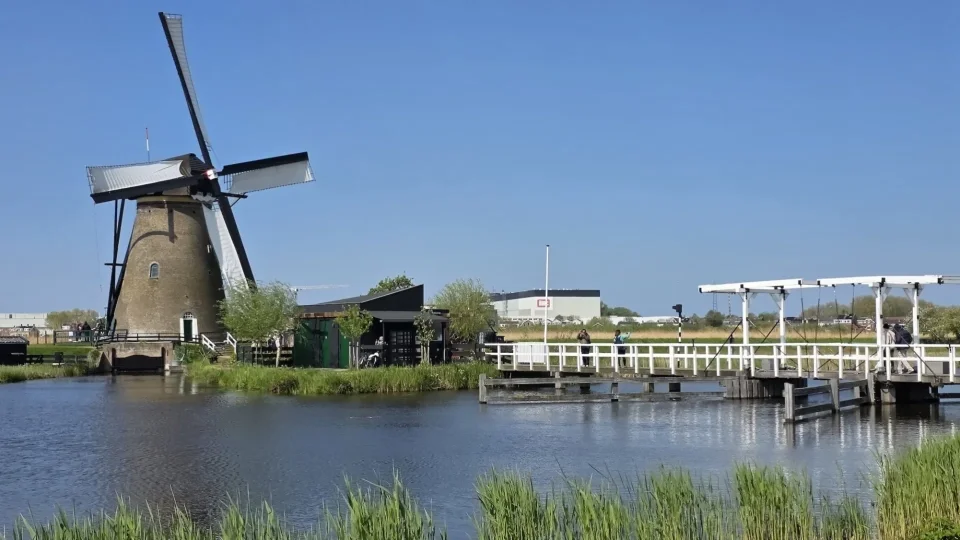 Větrné mlýny v Kinderdijk