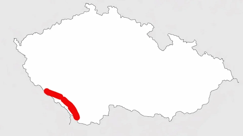 Mapa ceska, prechody