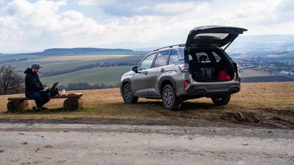 Subaru trip, Baťa, zlín