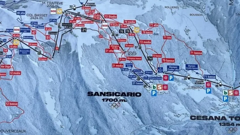 Trip hory v Itálii 2025, Sansicario