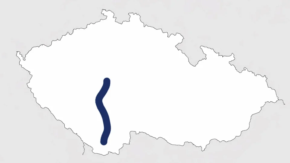 Mapa ceska, prehrady