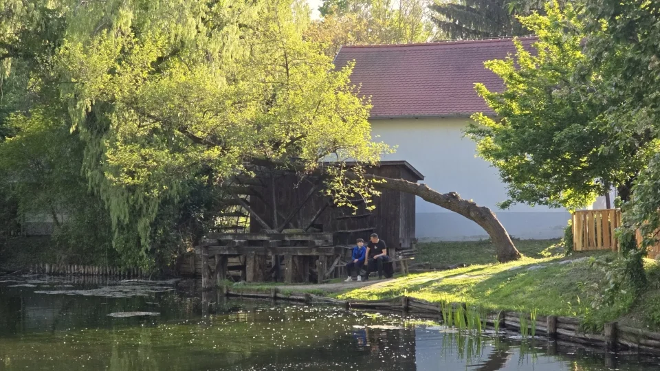 Žitný ostrov, vodní mlýny na kole