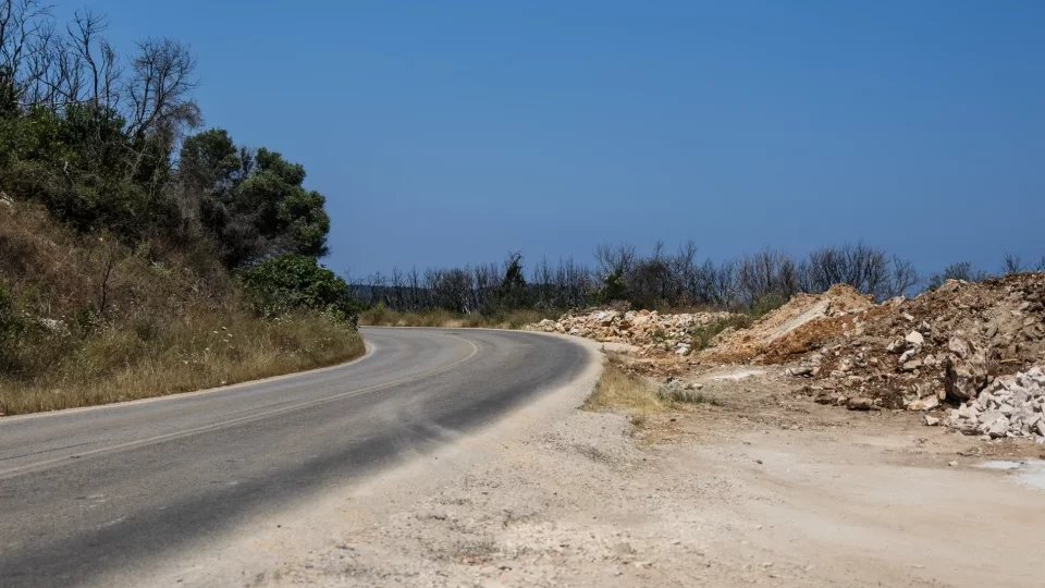 Silnice na Korfu