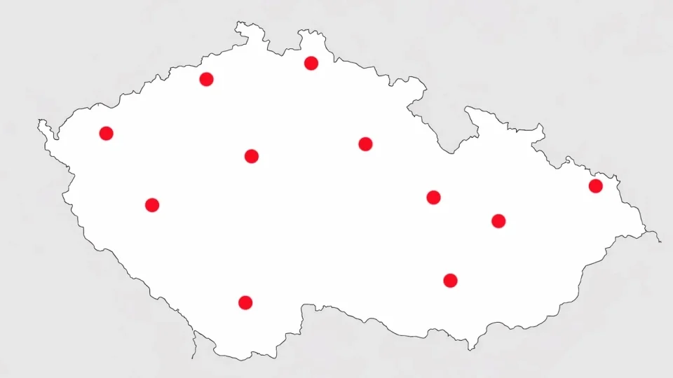 Slepá mapa česko