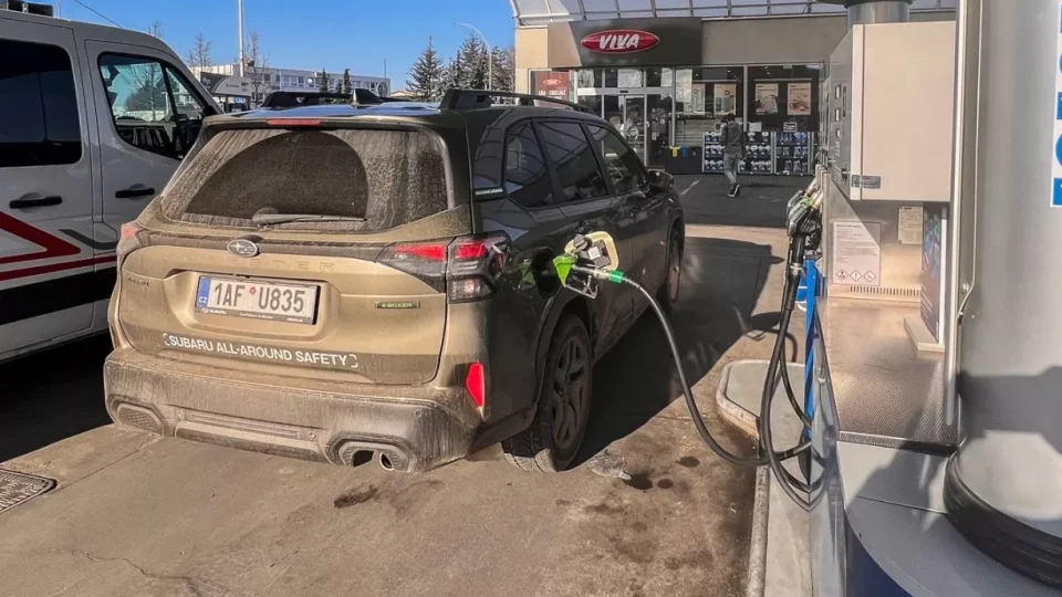Subaru trip, Baťa, cesta