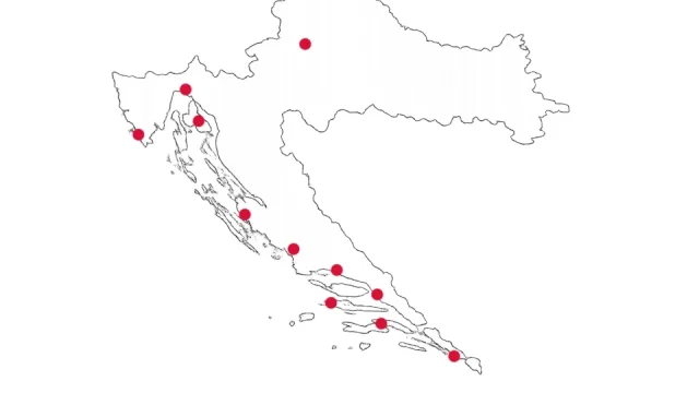 Kvíz: Slepá mapa Chorvatska a nejznámější turistické destinace. Jen zkušení dovolenkáři uhádnou vše