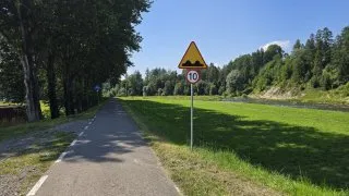Nowy Targ–Czorsztynzské jezero cyklostezka brusle