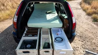 Ford Mondeo camping box