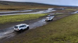 Toyota Land Cruiser na Islandu