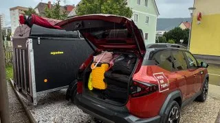 Dacia Bigster, trip Itálie, cesta