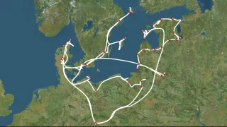 Fotr na tripu 9, Kolem Baltu: Mapa a kompletní přehled lokalit televizního seriálu