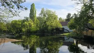 Žitný ostrov, vodní mlýny na kole