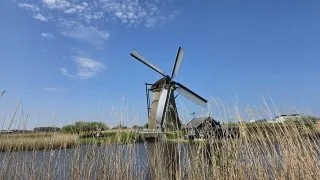 Větrné mlýny v Kinderdijk