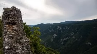 Trip Muránska planina, Muránsky hrad, syslové