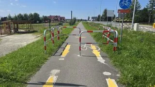 Nowy Targ-Trstená cyklostezka inline brusle