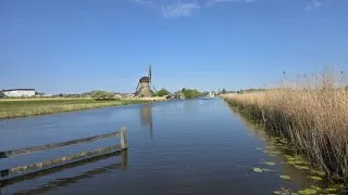Větrné mlýny v Kinderdijk