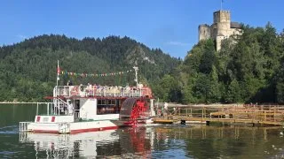 Czorsztýnské jezero inline brusle