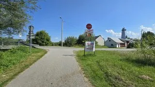 Nowy Targ–Czorsztynzské jezero cyklostezka brusle