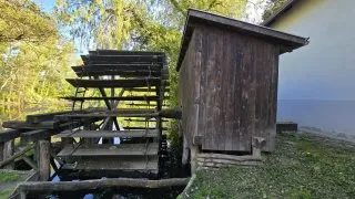 Žitný ostrov, vodní mlýny na kole