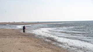 Subaru trip Dánsko, maják Blåvandshuk Fyr