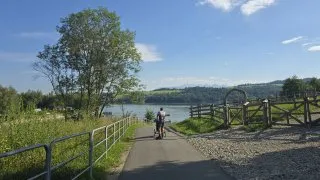 Czorsztýnské jezero inline brusle