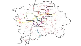 Praha chystá metro E za 220 miliard. Podívejte se, kudy může vést a komu zkrátí cestu