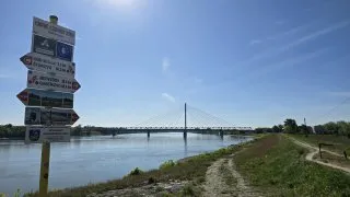 Žitný ostrov, Meder - Komárno na kole