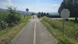 Nowy Targ-Trstená cyklostezka inline brusle