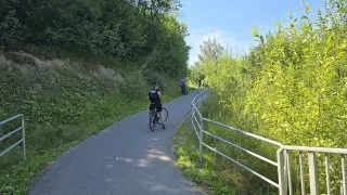 Czorsztýnské jezero inline brusle