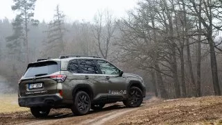Subaru trip, Baťa, cesta