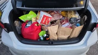 Cesta do supermarketu