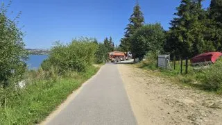 Czorsztýnské jezero inline brusle