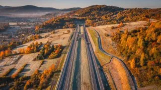 Polsko, silnice S1, Živecké Beskydy